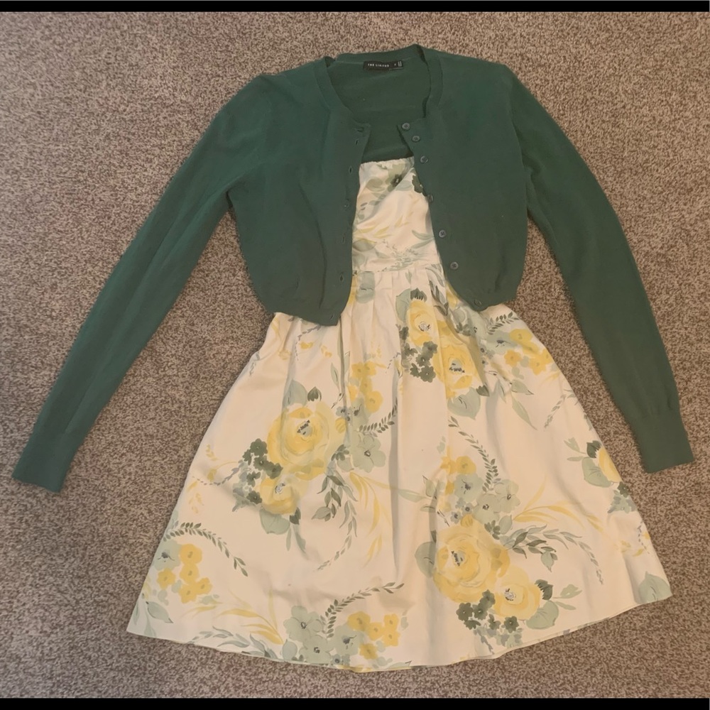 Strapless Floral Mini Dress
